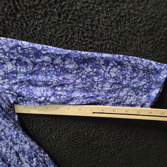 Ruby Rd Womens Top Multicolor Size XL Rayon Blend Stretch Long Sleeve - Picture 4 of 12